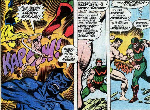 Wonder Man vs. Namor, the Sub-Mariner