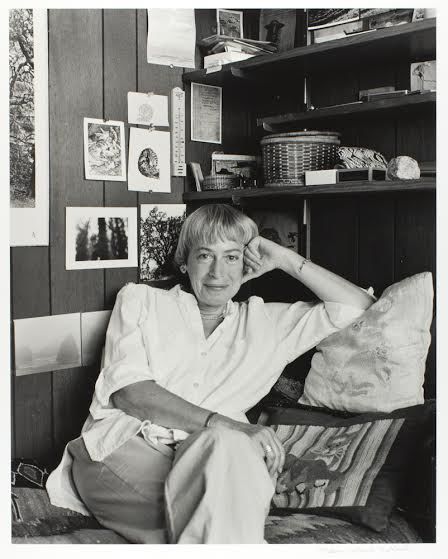 Author Ursula K. Le Guin in her studio.