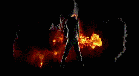 WTF Moments Ghost Rider Peeing Fire