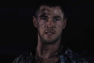 Curt Vaughan (Chris Hemsworth) appears bloodied in Cabin in the Woods (2012).